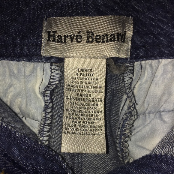 Harve Bernard Loose leg Jeans Sz 4 Petite GUC - Picture 2 of 9
